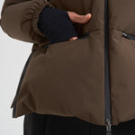 Piumino donna Laminar corto verde militare PI002045D 7400 HERNO 