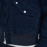 Giacca uomo a costine blu scuro 4100123S0J10 V0021 STONE ISLAND 