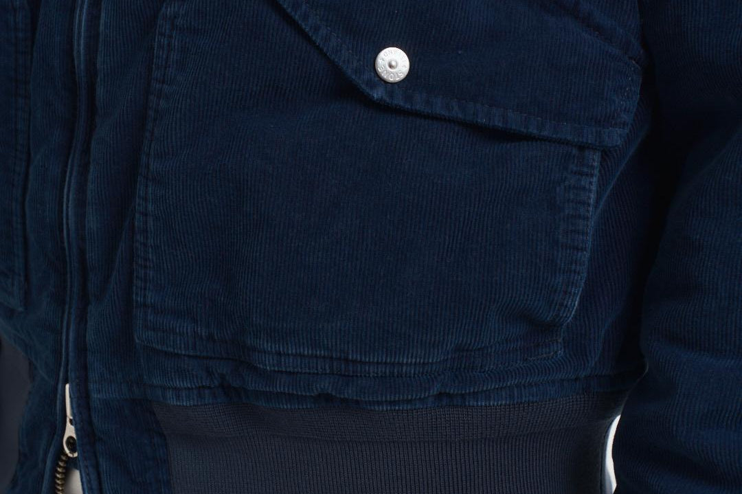 Giacca uomo a costine blu scuro 4100123S0J10 V0021 STONE ISLAND 
