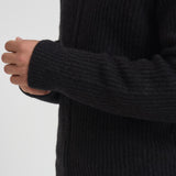 Felpa Sakoji uomo nera M24300021 BLACKMEL SAMSØE SAMSØE 