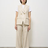 Giacca donna gilet beige 2157 542481 L.B.M. 