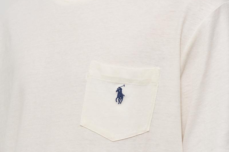 T-shirt uomo girocollo bianca 710964511 002 RALPH LAUREN 