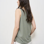 Top donna verde in maglia 853004 ZG480Z1568 INCOTEX 