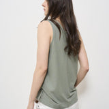 Top donna verde in maglia 853004 ZG480Z1568 INCOTEX 