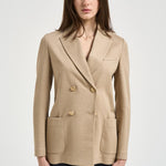 Giacca donna doppiopetto sabbia FD3961 9149 CIRCOLO 1901 