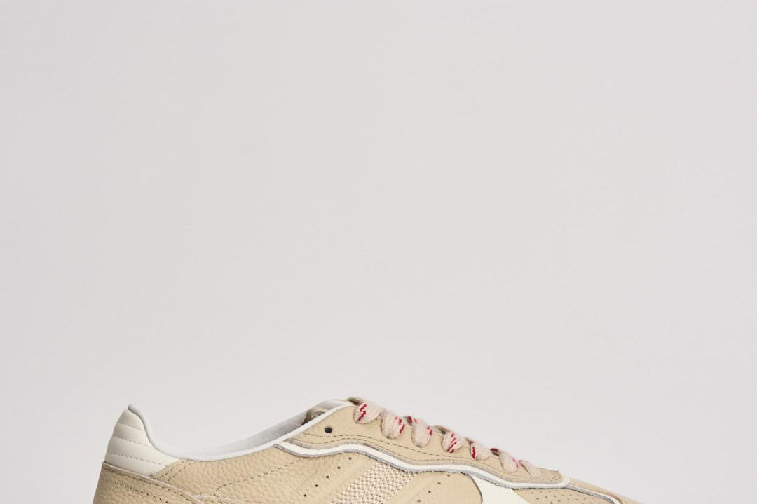 Sneakers donna in suede beige S100709 01 ALOHAS 