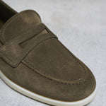 Mocassino uomo Portsmouth verde PORTSMOUTH MILITARY CHURCH'S 