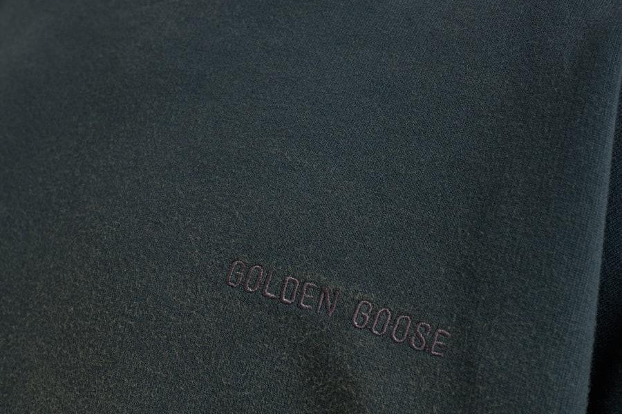 Felpa uomo girocollo antracite GUP01938 P00214690498 GOLDEN GOOSE 