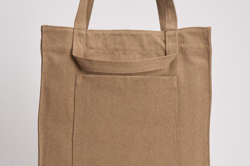 Borsa shopper donna in tessuto beige U25100003 WASHEDOTTER SAMSØE SAMSØE 