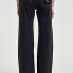 Jeans donna Hugh in denim nero 1134 009VINTAGEBLACK ANINE BING 