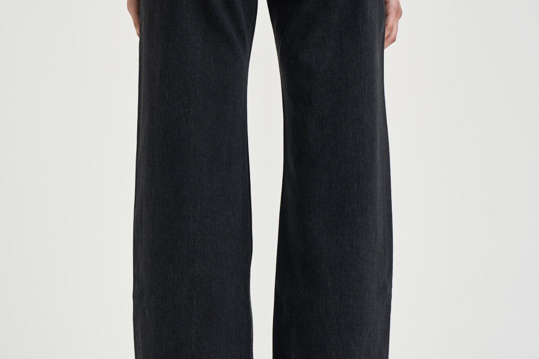 Jeans donna Hugh in denim nero 1134 009VINTAGEBLACK ANINE BING 