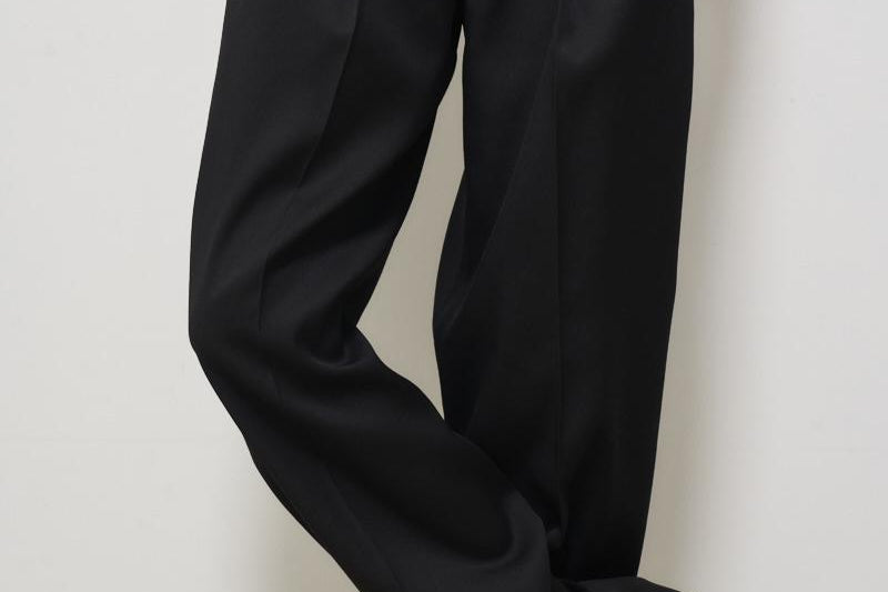 Pantalone donna wide-leg nero GWP01203 P00154690100 GOLDEN GOOSE 