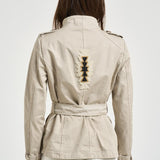 Trench donna corto ghiaccio S1154 217 BAZAR DELUXE 