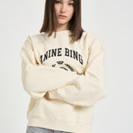 Felpa donna girocollo ecru 12486 ECRU ANINE BING 