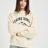 Felpa donna girocollo ecru 12486 ECRU ANINE BING 