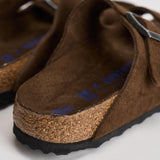 Sandalo donna Arizona in suede marrone 1031640 CARAFE BIRKENSTOCK 
