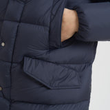 Piumino uomo trapuntato con cappuccio blu OU2087 3989 WOOLRICH 