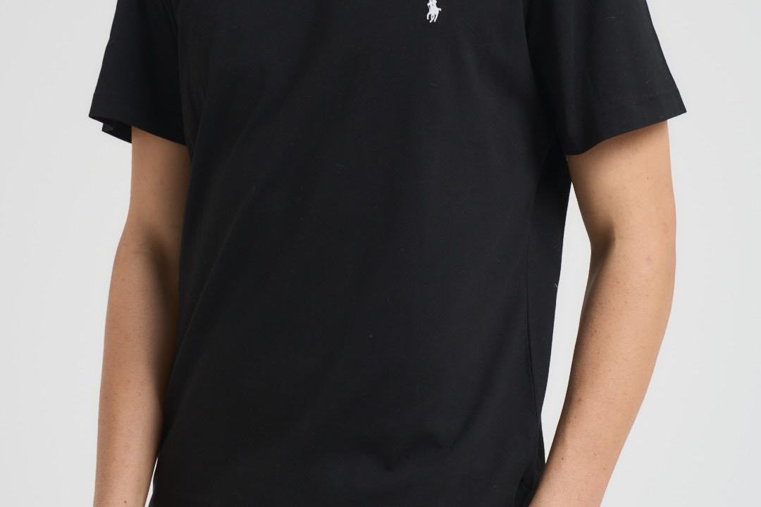 T-shirt uomo girocollo nera 714844756 001 RALPH LAUREN 