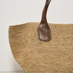Borsa donna Tokyo in rafia beige TOKYOII TEA IBELIV 