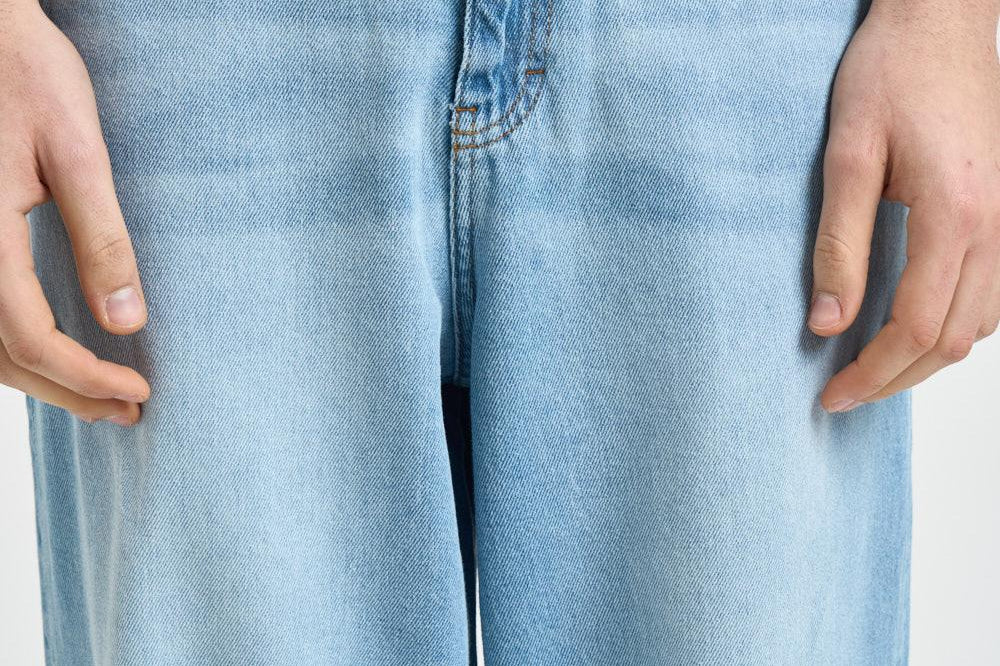Jeans uomo gamba dritta in denim chiaro 1001443 LIGHTINDIGOWASH LES DEUX 