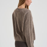 Maglia donna Lexia tortora 2025374 TRUFFLE LISA YANG 