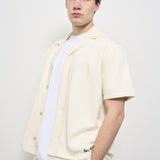 Camicia uomo in cotone panna LDM310155 215215IVORY LES DEUX 