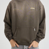 Felpa uomo con cappuccio grigio MLM4270 WASHED OLIVE REPRESENT 