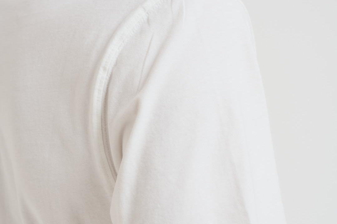 T-shirt uomo girocollo panna con ricamo ARNOTTWM CAR10EMB MC2 SAINT BARTH 