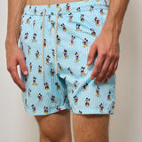 Costume uomo Mckey a righe celeste MICKEYSTRIPES S31 MC2 SAINT BARTH 