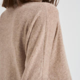 Dolcevita donna in cashmere beige CLARA CHESTNUT ABSOLUT CASHMERE. 