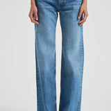 Jeans donna in cotone a gamba larga 7135 447 ANINE BING 