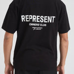T-shirt uomo girocollo nera OCM41114 BLACK REPRESENT 