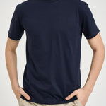T-shirt uomo girocollo blu SH000760 BLU ACCADEMIE TESSILI 