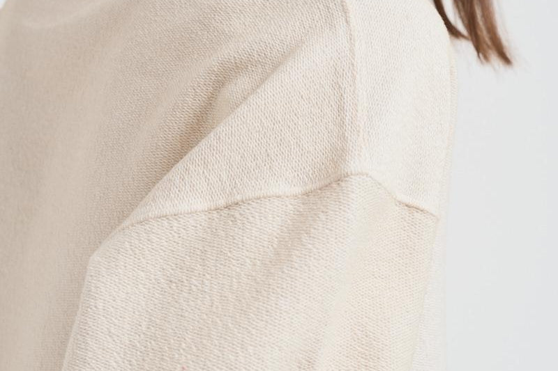 Maglia donna cropped panna GWP02203 P00212211616 GOLDEN GOOSE 