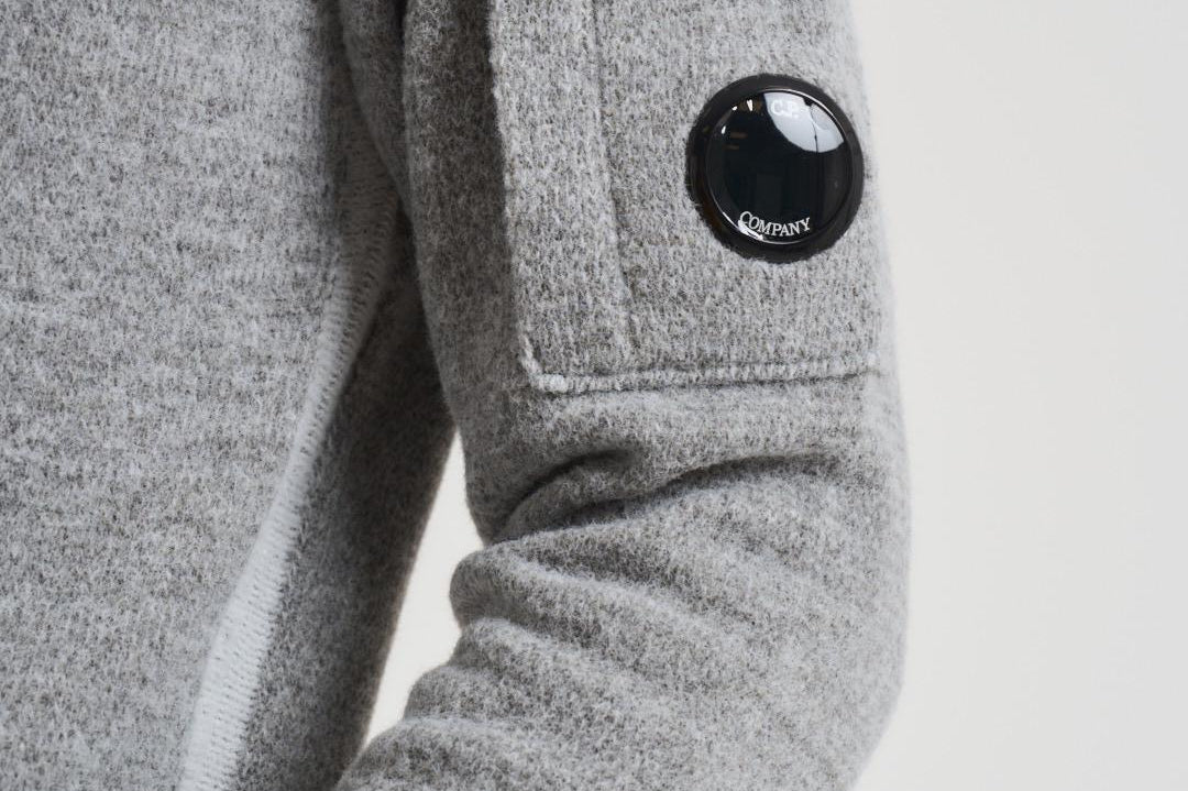 Maglia uomo girocollo grigio MKN252A 006170A921 CP COMPANY 