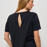 T-shirt donna girocollo nera 25700 10 RRD 