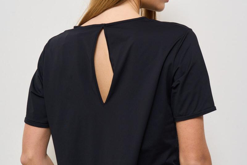 T-shirt donna girocollo nera 25700 10 RRD 