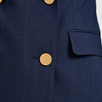 Giacca donna doppiopetto J-Parigi blu navy JPARIGI10BAD 340159EB812 TAGLIATORE 