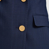 Giacca donna doppiopetto J-Parigi blu navy JPARIGI10BAD 340159EB812 TAGLIATORE 