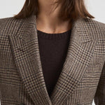 Giacca donna doppiopetto J Parigi pied de poule marrone JPARIGI10B 440010MORO TAGLIATORE 
