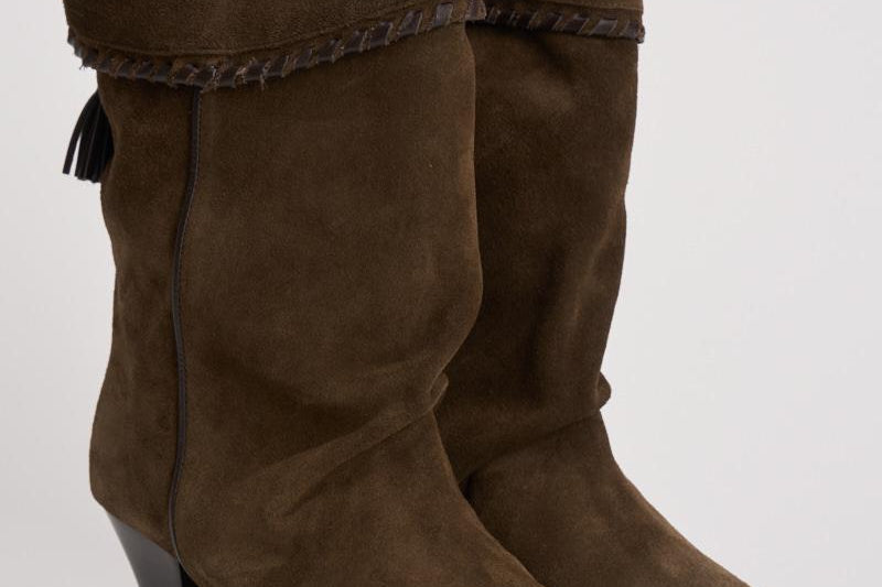 Stivale in camoscio drappeggiato BO0188FB C1A20S50BZ ISABEL MARANT 