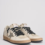 Sneakers donna Ball Star glitter argento GWF00117 F00747212274 GOLDEN GOOSE 