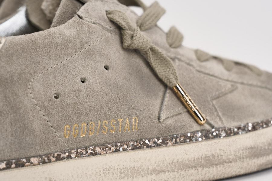 Sneakers donna Super-Star in suede grigio GWF00857 F00805915864 GOLDEN GOOSE 