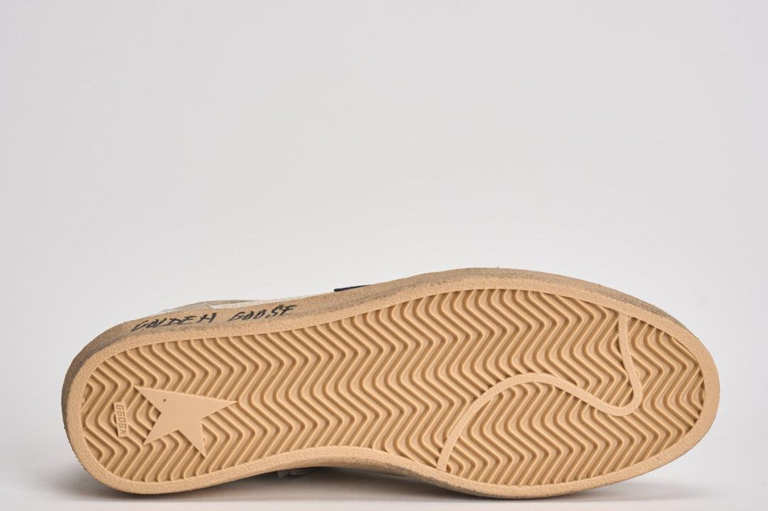 Sneakers uomo Ball star beige e blu GMF01034 F00812712387 GOLDEN GOOSE 