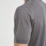 Polo uomo in maglia grigio 300423 701 KANGRA 
