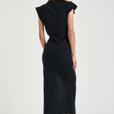 Abito donna lungo Nadela nero RO0307FA A1N41I01BK ISABEL MARANT 