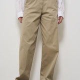 Pantaloni donna beige wide leg 13543 TAUPE3039 FORTE FORTE 
