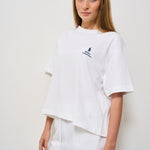 T-shirt donna girocollo bianca 211959114 001 RALPH LAUREN 