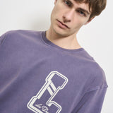 T-shirt uomo girocollo viola LDM101215 365365GREYSTONE LES DEUX 