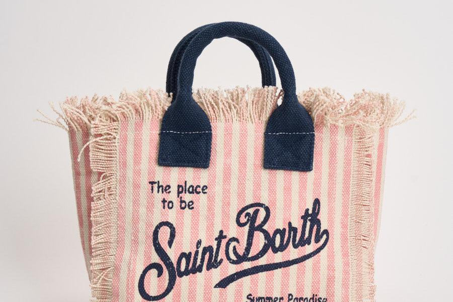 Borsa donna Vanity Mini a righe rosa VANITYMINI 03448L MC2 SAINT BARTH 